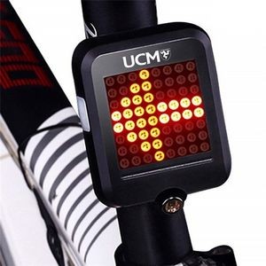 Smart Night Riding Turning Light Cycling Brake Light USB Rechargeable 64LEDs Bike Rear Tail Light