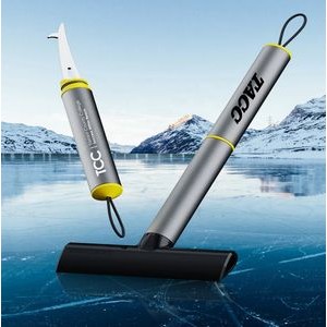 2 In 1 Double-Sided Multifunctional Car Snow Shovel Kit With Hidden Hook