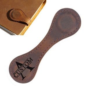Magnetic Genuine Leather Bookmark