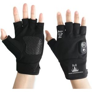 Rechargeable Wireless Fingerless Heated Writing Gloves