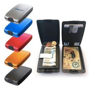 RFID Aluminum Wallet Credit Cards Holder Business Card Case