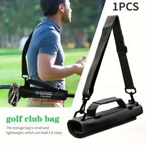 Waterproof Portable Golf Club Storage Bag With Adjustable Shoulder Straps