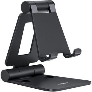 Cell Phone Stand, Fully Foldable, Adjustable Desktop Phone Holder Cradle Dock