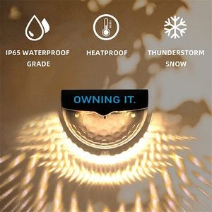 Waterproof Solar Powered LED Wall Lights