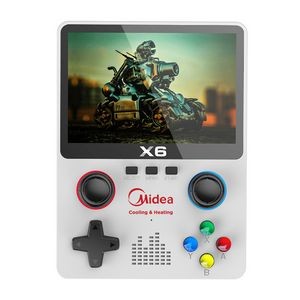 New Arrival X6 3.5Inch IPS Screen Retro Handheld Game Consoles With 10000 Games for Children's Gift