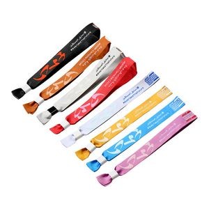 Festival Promotional Woven Fabric Wristband