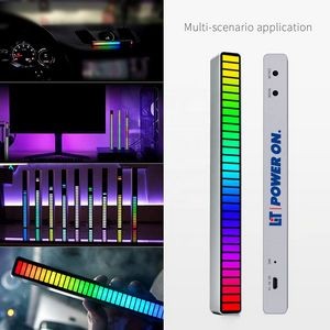 Smart RGB Light Bar Sound Control Music Rhythm Light Colorful Ambient Light