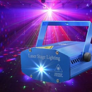 Mini Auto Flash Led Stage Lights Sound Activated LED Projector Laser Lights
