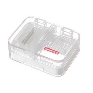 Pill Cutter Box Portable Small Mini Square Carry On Sealed Pill Dispenser Pill Cutter Dispenser