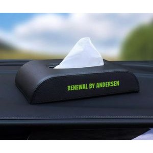 PU leather cover factory direct sale car interior gift sunshade tissue box