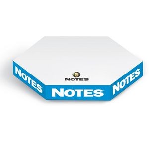 Thins® Hexagon Stik-Withit® Note Cube® Notepad (3 5/8"x3 1/8")