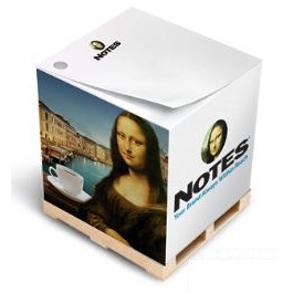 Full Size Non-Adhesive Note Cube® Notepad (2 1/2"x2 1/2"x2 1/2")