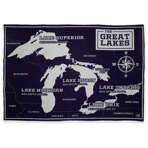 Faribault Mill Great Lakes Wool Throw