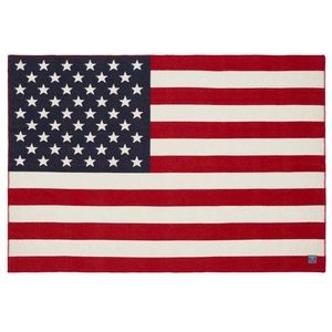 Faribault Mills American Flag Wool Throw