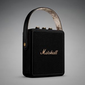 Marshall Stockwell II Portable Bluetooth Speaker in Black & Brass