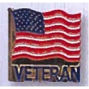 Veteran American Flag Lapel Pin
