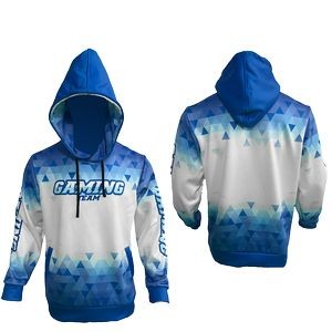 Men's Smooth Polyester Hoodie with Fleece Backing