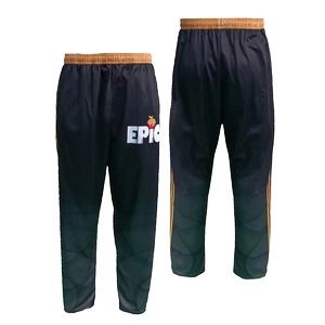 Men's Lightweight Smooth Polyester Pocket Pants with Fleece Backing