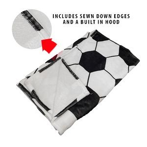 Large Ultra Soft Hoodie Blanket