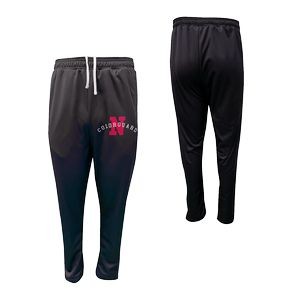 Men's Smooth Polyester Pocket Pants with Fleece Backing
