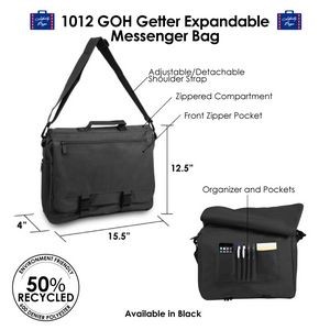 GOH Getter Expandable Messenger Bag