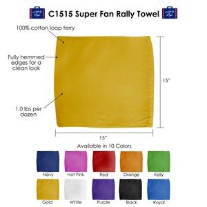 Carmel Super Fan Rally Color Towel