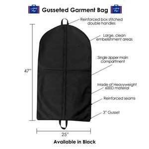 Gusseted Garment Bag
