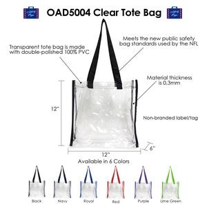 OAD Clear Tote Bag