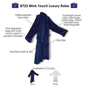 Alpine Fleece Mink Touch Luxury Robe