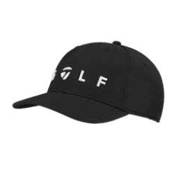 TaylorMade® Black Golf Logo Hat