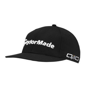 TaylorMade® Black Tour Flatbill Hat