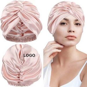 100% Mulberry Silk Sleep Cap for Women Hair Care