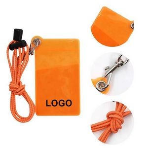 PVC ID Card Holder With Lanyards