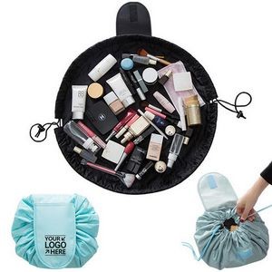 Portable Drawstring Makeup Bag, Travel Cosmetic Bag Pouch, Toiletry Organizer