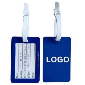 PVC Soft Rubber Embossed Luggage Tag