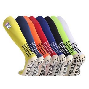 Low MOQ Custom Anti Slip Soccer Knee Socks