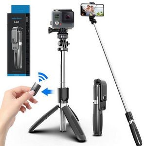 Selfie Stick Tripod Bluetooth, Extendable Phone Tripod Selfie Stick with Wireless Remote Shutter