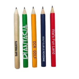 Short golf pencils with customized logo for events