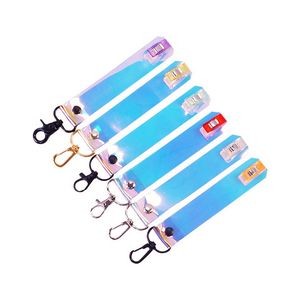 Holographic PVC Keychain Lanyard With Clip
