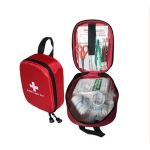 First Aid Kits, 15 Pieces Emergency Bags with Survival Basic Supplies for Outdoors, Camping, Hiking,