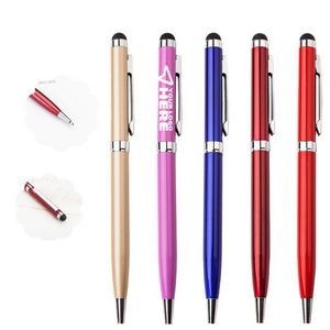 Twist Action High Quality Promotion Gift Metal Slim Ball Pen
