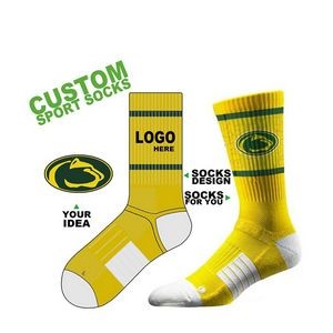 Low MOQ Custom Sport/Athletic Socks