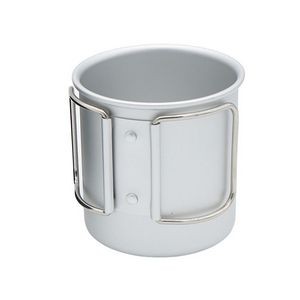 10 Oz. Silver Foldable Mug