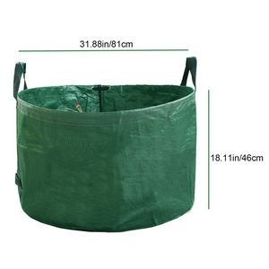 63 Gallons Lawn Garden Bags (D31, H19 inches) Reusable Yard Waste Bag - Patio Standable Bag,Leaf Bag