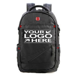 Waterproof Large 17in Laptop Backpack for Trip School Work Bookbag Computer laptop with USB Charging