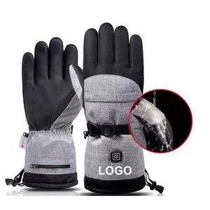 Unisex Waterproof Heated Glove with Battery
