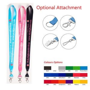3/4" Full Color Dye-Sublimated Lanyard W/ Lobster Claw