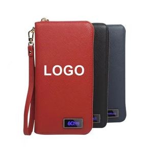 Custom Light Logo Phone Charger Wallet