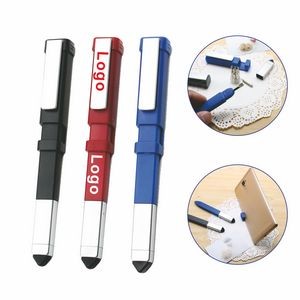 Six kinds of screwdrivers , ball point touch pen