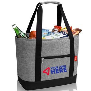 Insulated Grocery Cooler Bag, Tote for Food Delivery